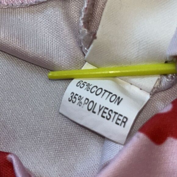 Romwe Women’s Mini Skirt Size Small 4 Red Floral Zip‎ Up Back 90s Y2K * - Picture 3 of 8